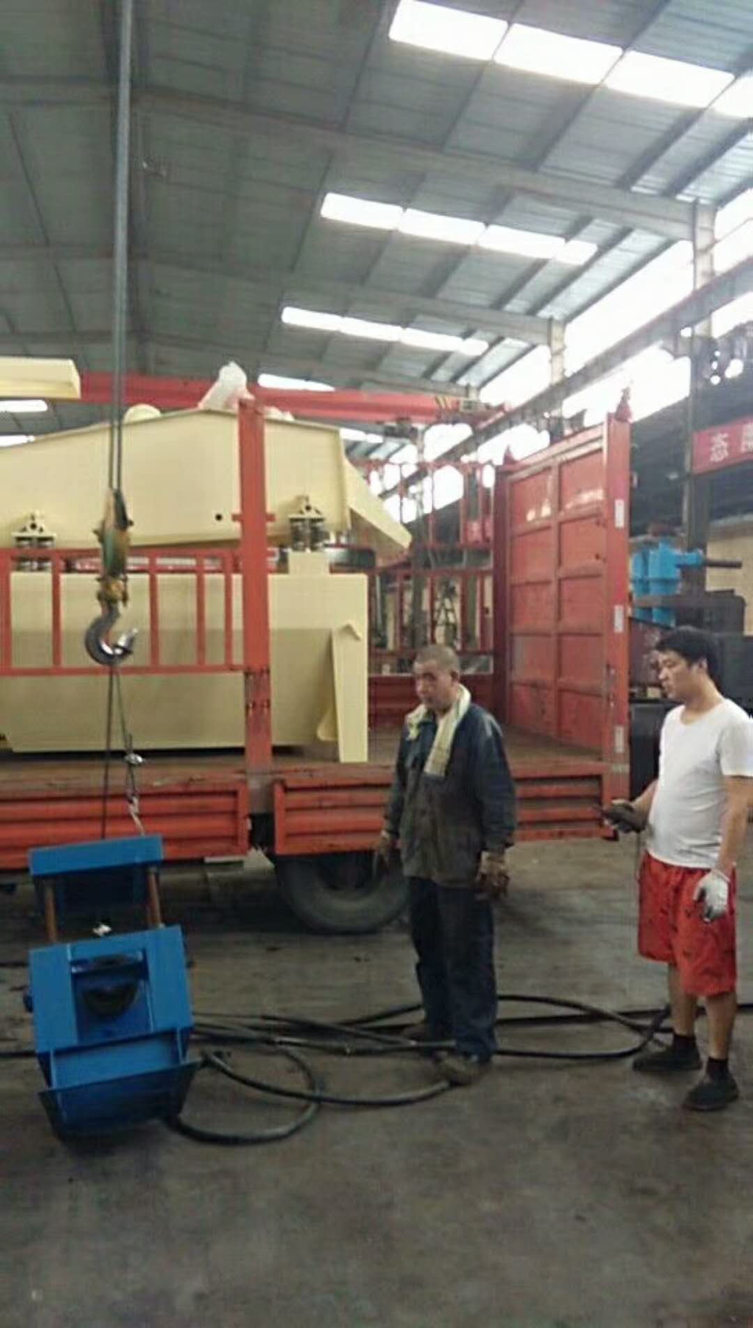 發(fā)往湖北京山的京山的細沙回收機